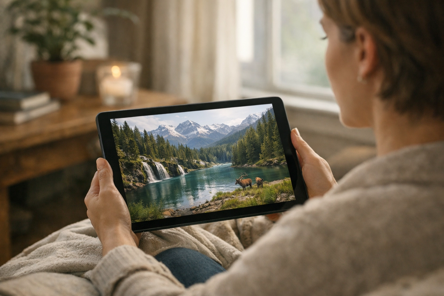 Virtual exploration of natural landscapes and conservation work